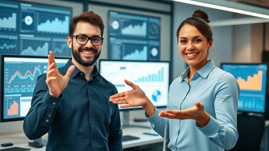 small business owners review social media analytics, social media marketing local business