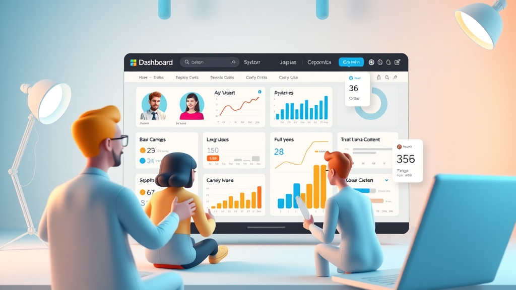 Personalized website dashboard, adaptive content, user avatars, modern web design trends, responsive site design