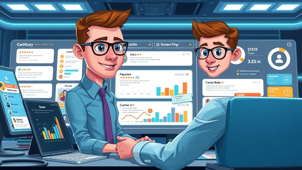 User dashboard featuring best software for local business review marketing and online reputation management