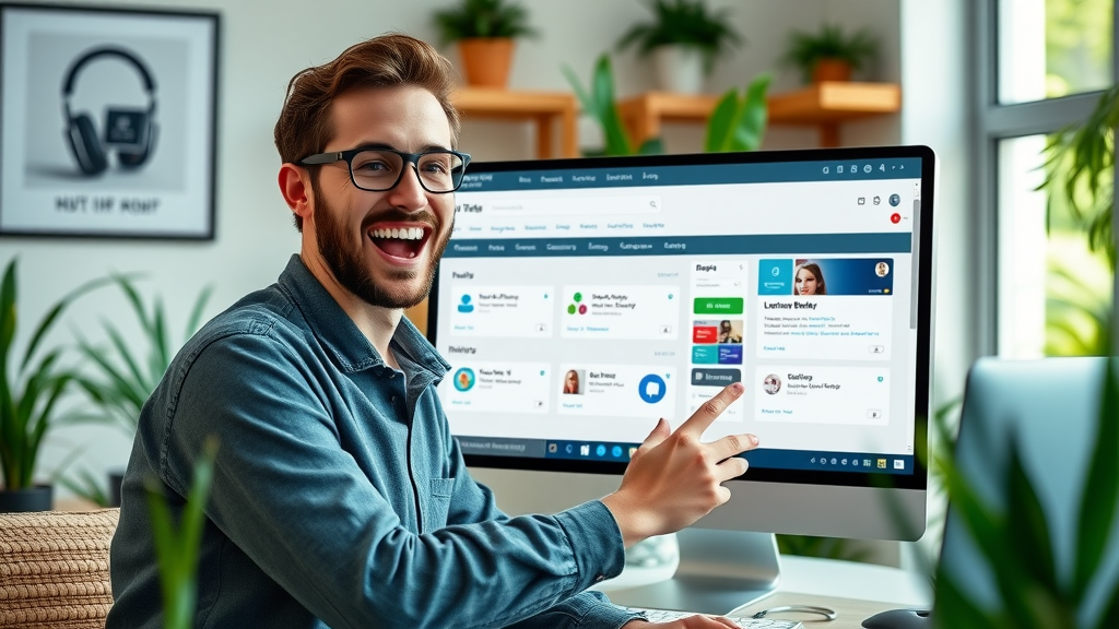 website builder dashboard with drag and drop design features