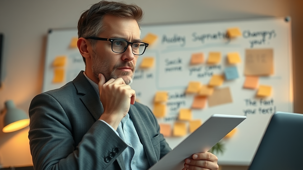 business owner reflects and recovers after social media marketing local business error