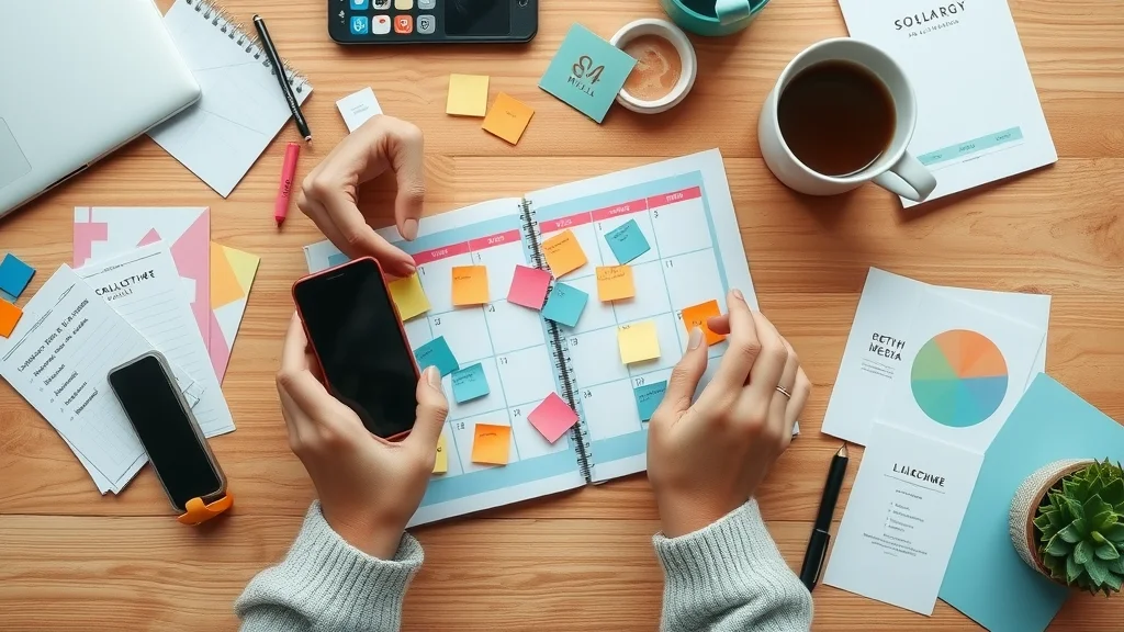 local business social media marketing planning, content calendar and brand strategy tools