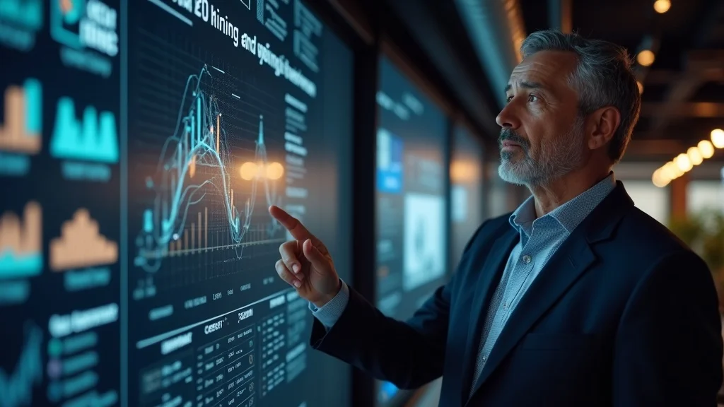 Business leader guides successful AI-driven marketing campaign for business growth