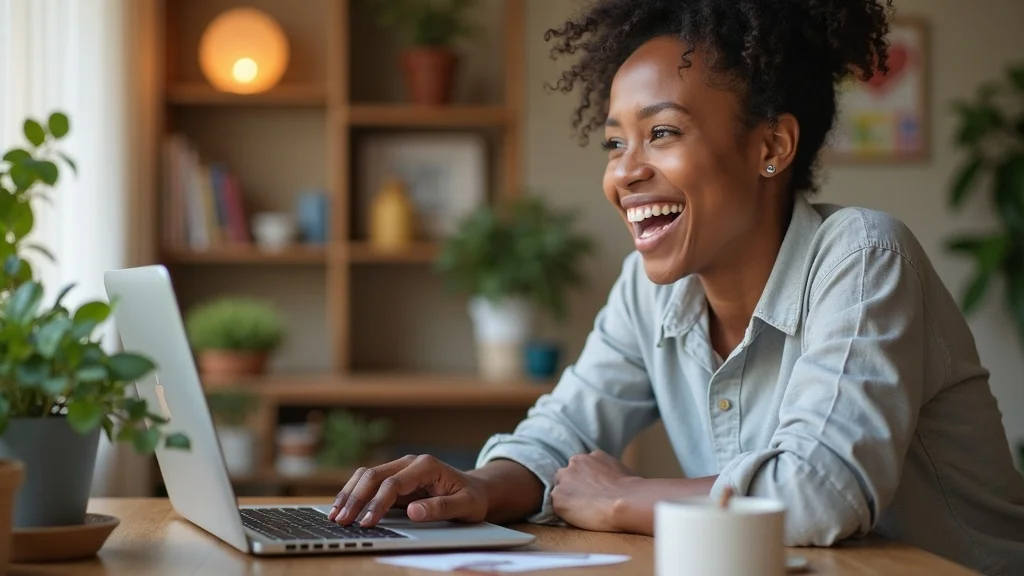 User customizing nonprofit website using an intuitive website builder platform, photorealistic, cozy office, drag-and-drop interface